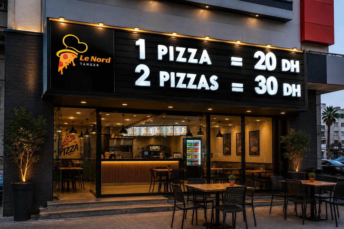 Enseigne publicitaire proposée dans l’accompagnement partenaire SY PASTA